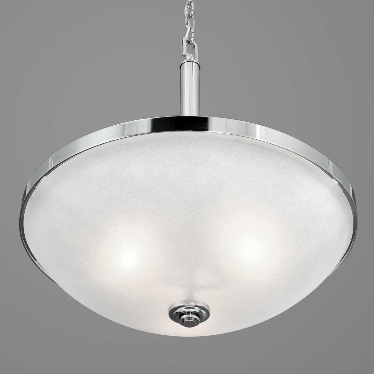 Topsail 3 Light 18.75 inch Polished Chrome Inverted Pendant Ceiling Light